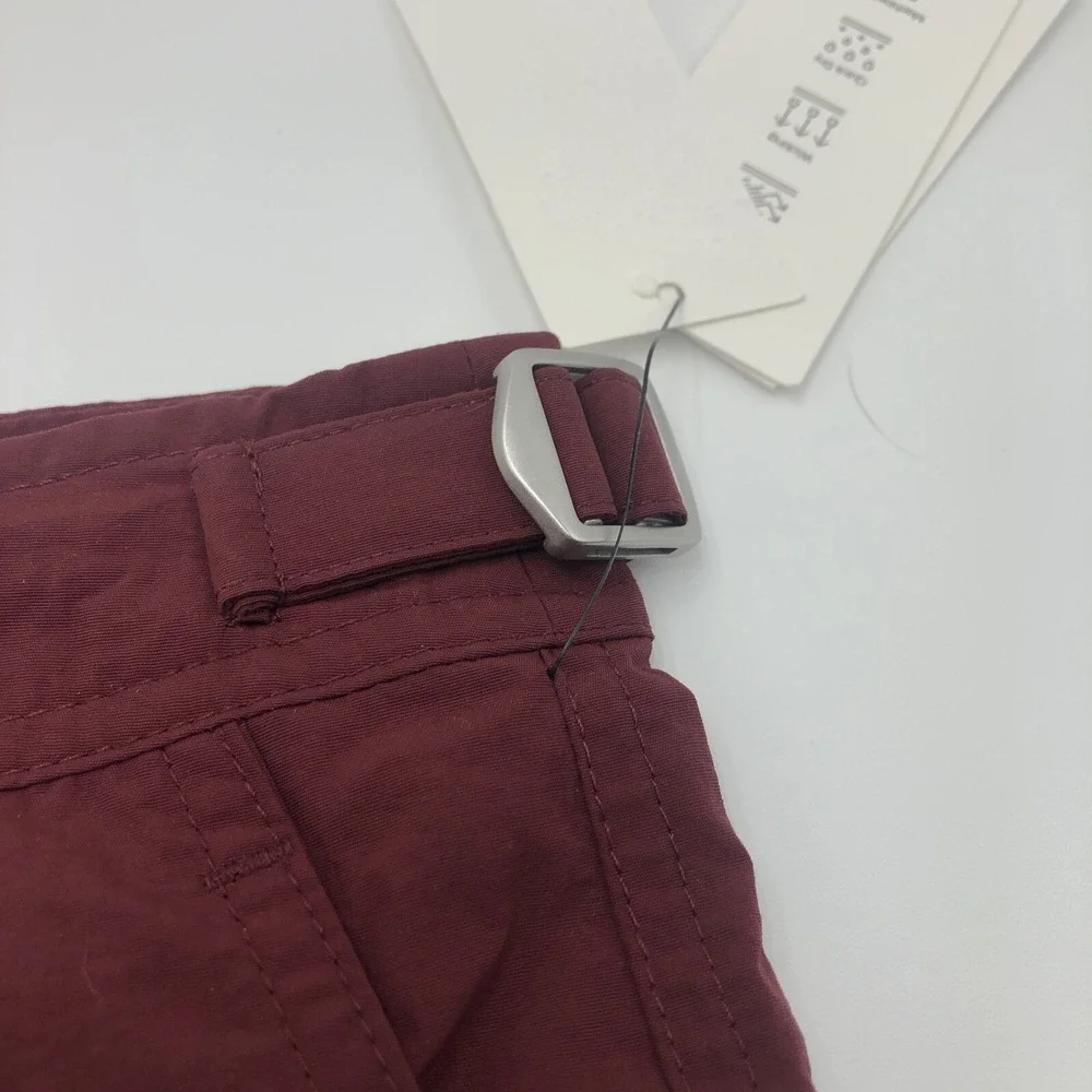 Calvin Klein Mens Shorts Swimwear NWT Extra Large Maroon  Nylon Burgundy Pockets